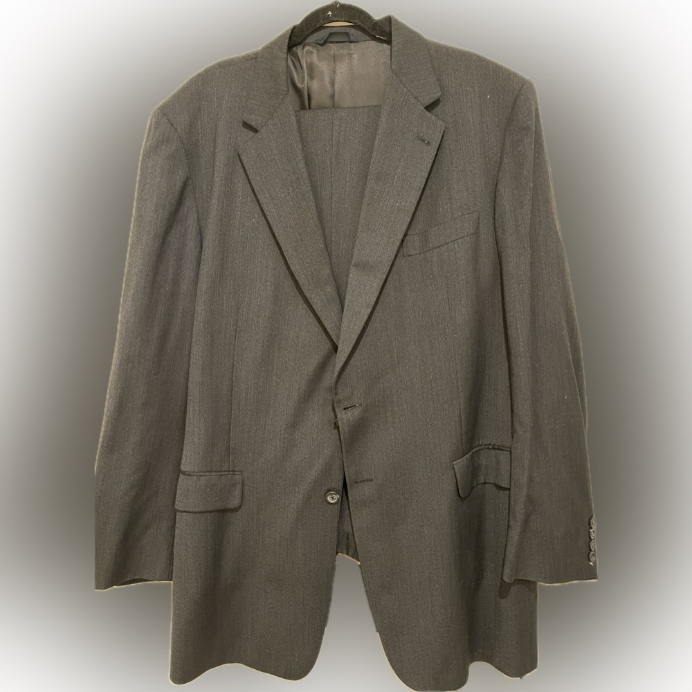 Burberry London men suit size 46XLG 100% Wool